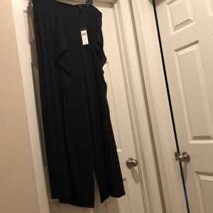 Wide split leg pants